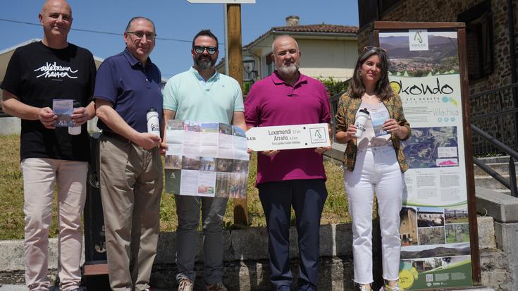 'Aiaraldea Trekking' ibilaldiak aurkeztu ditu Kuadrillak