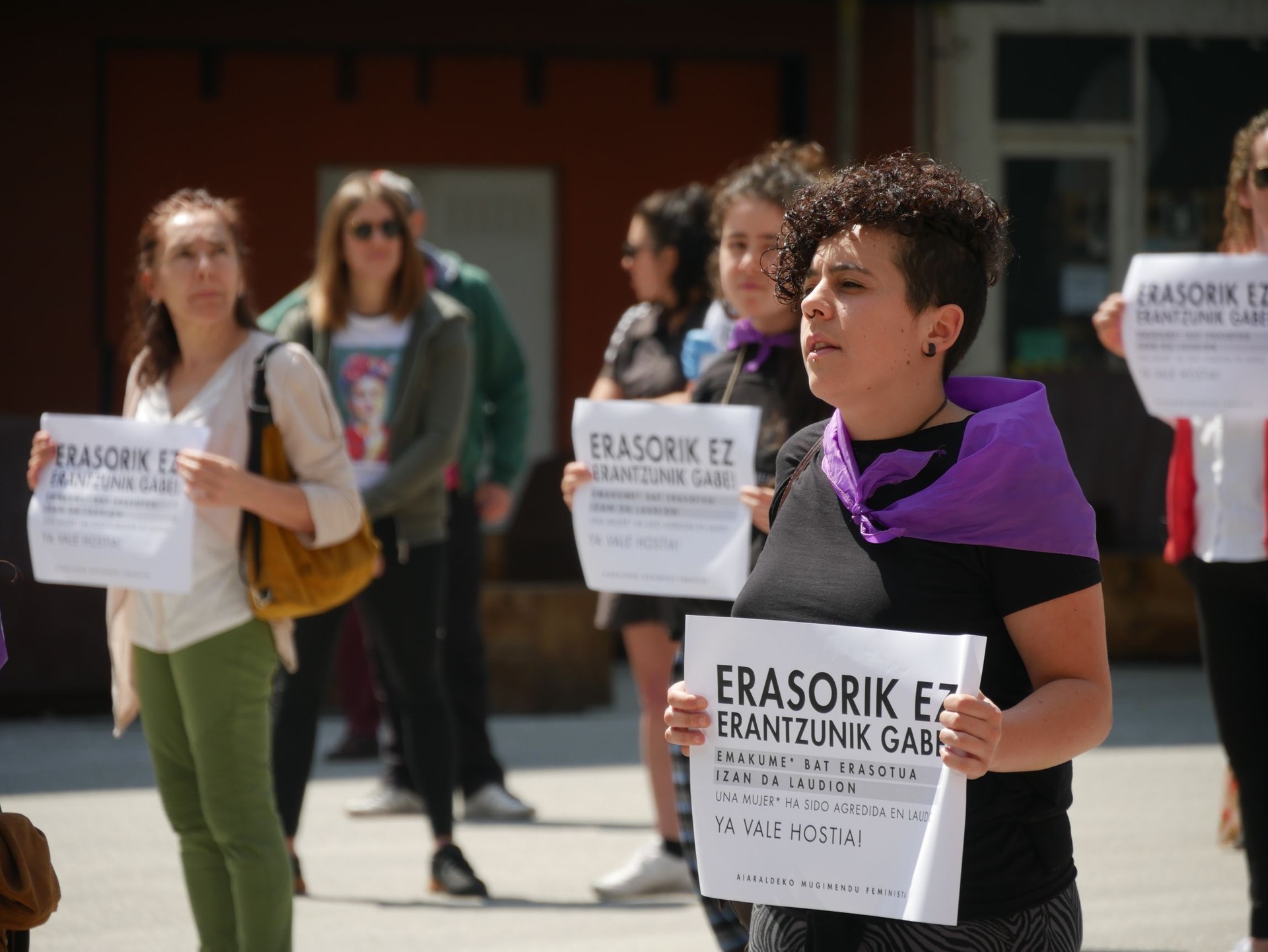 Hiru ekintza antolatu ditu Aiaraldeko Mugimendu Feministak Azaroak 25 dela eta