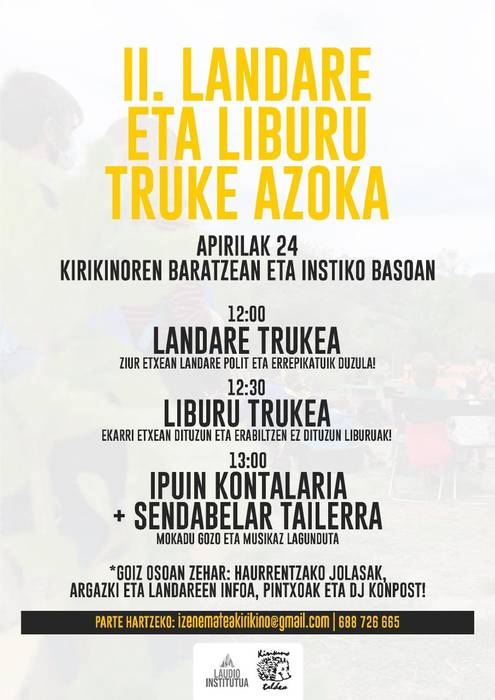 II. Landare eta liburu truke azoka