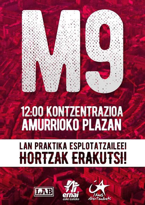 "Lan praktika esplotatzaileei hortza erakutsi!"