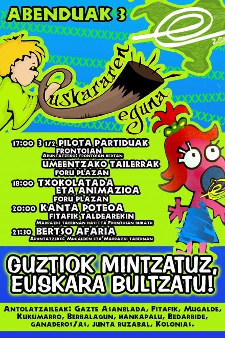 Euskararen Nazioarteko Egunaren baitan Aiaraldeko agendak bete dira