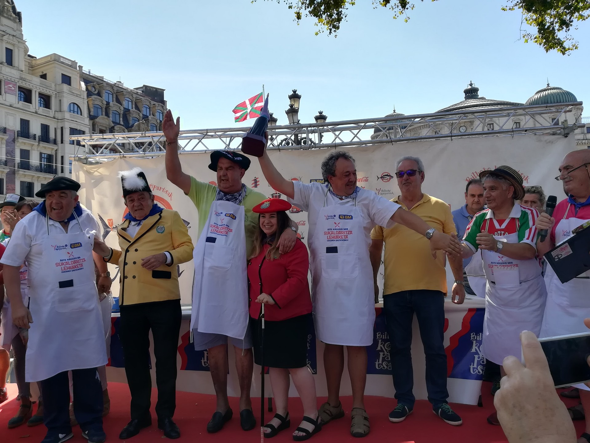Urduñarrak, Bilboko Aste Nagusiko gastronomia lehiaketako sailkapen orokorrean garaile