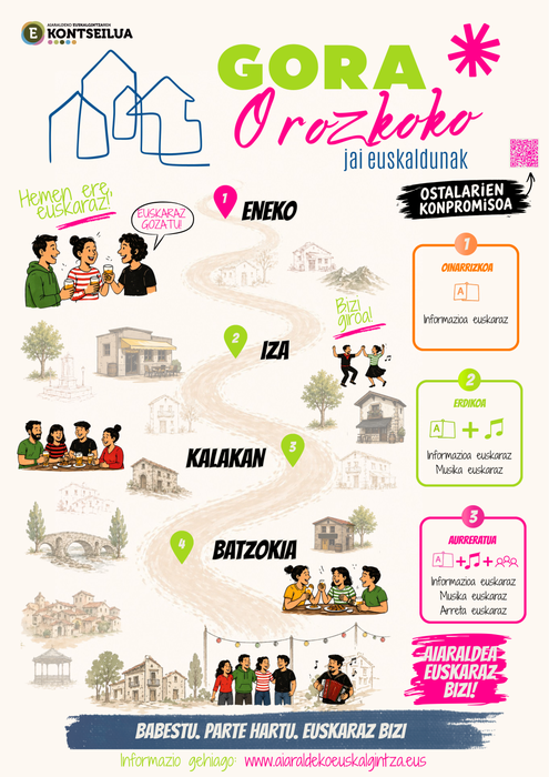 Orozkoko tabernariek euskara bultzatzeko konpromisoak hartu dituzte