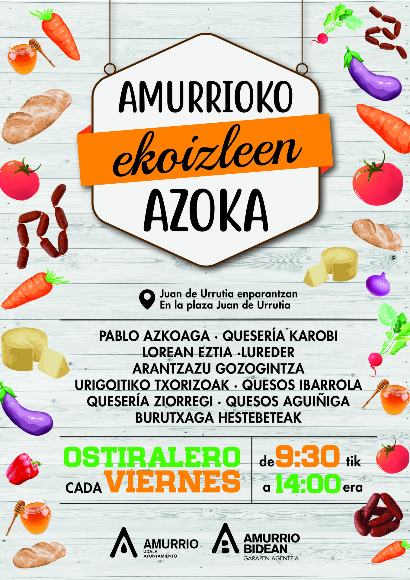 Amurrioko Udalak ostiraletako baserritarren merkatua bultzatuko du