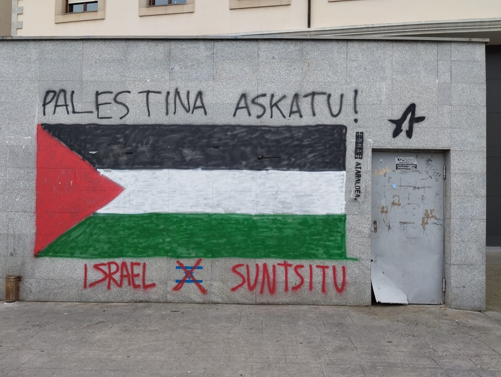 Palestinako herriari adierazitako elkartasuna eskertu dio Palestinako enbaxadak Laudiori