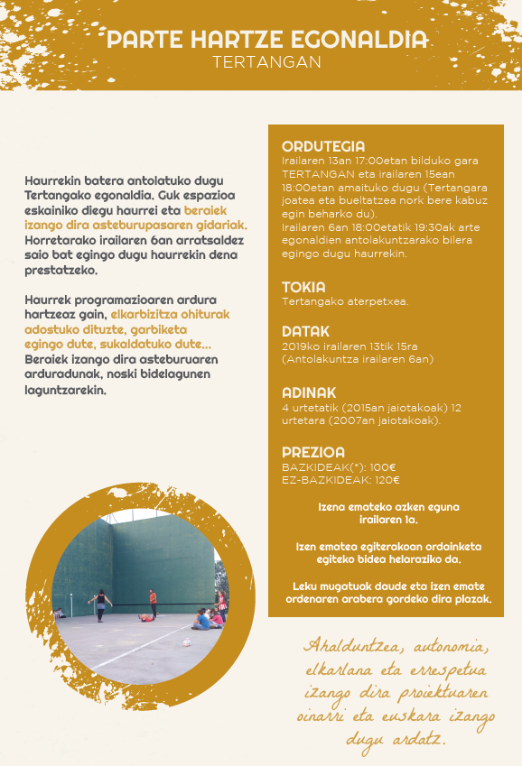 Parte Hartze Egonaldia Tertangan