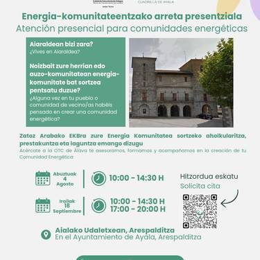Energia komunitateentzako arreta presentziala