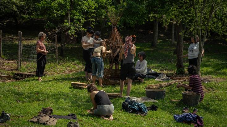 Basa zikloaren bigarren saioa: Permakultura, natura, artea eta antzerkia