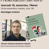 'El Pradalismo' liburuaren aurkezpena