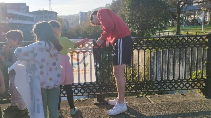 Areta apaindu zuten atzo Korrikari ongietorria egiteko