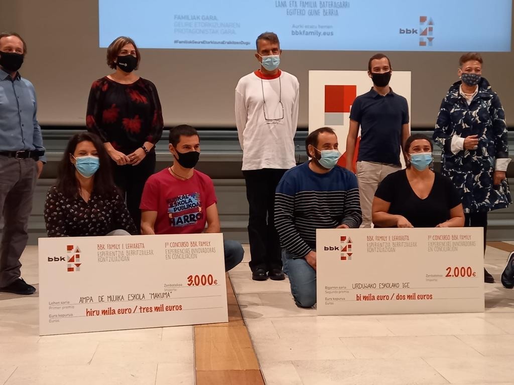 Urduñako Eskolako IGEren kontziliazio menua BBK Family lehiaketaren bigarren ideia irabazlea da
