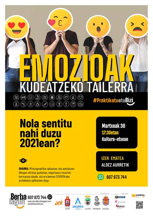Emozioak kudeatzeko tailerra