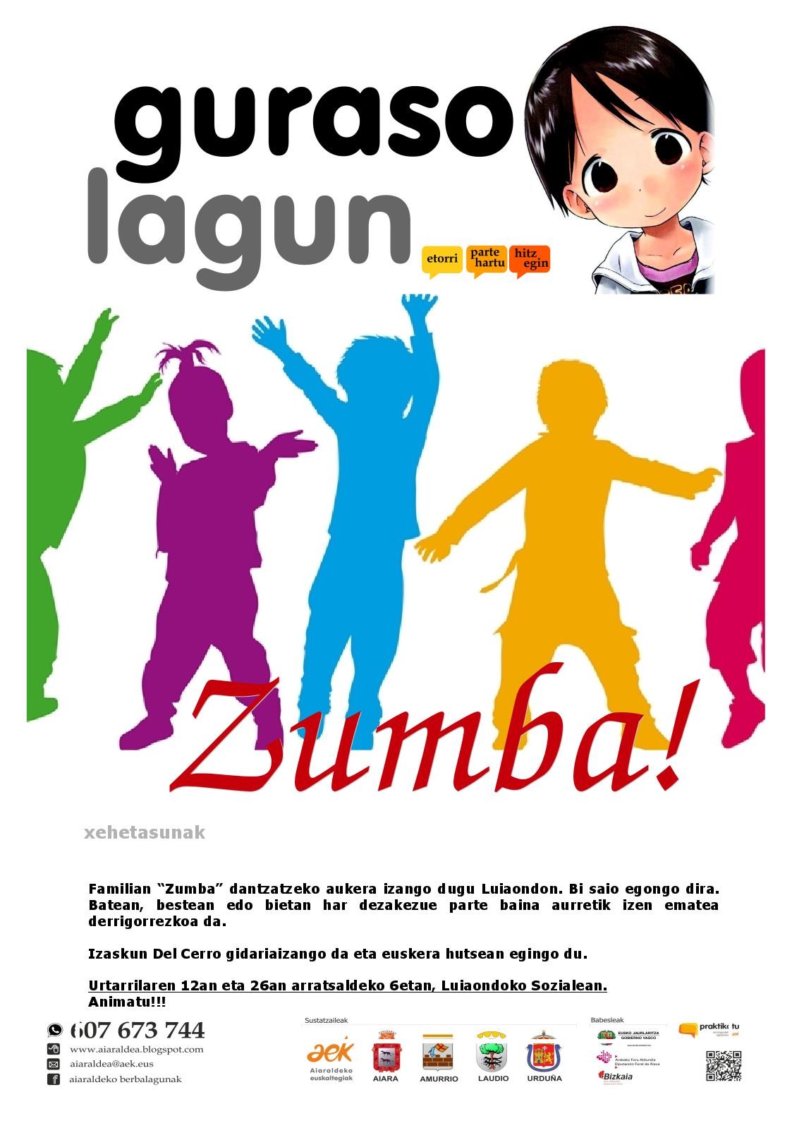 zunba saioak familian