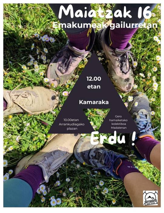 Emakumeak gailurretan, Kamarakara igoera