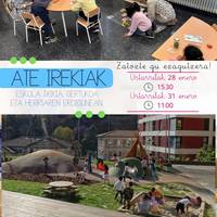 Lamuza eskolako ate irekiak