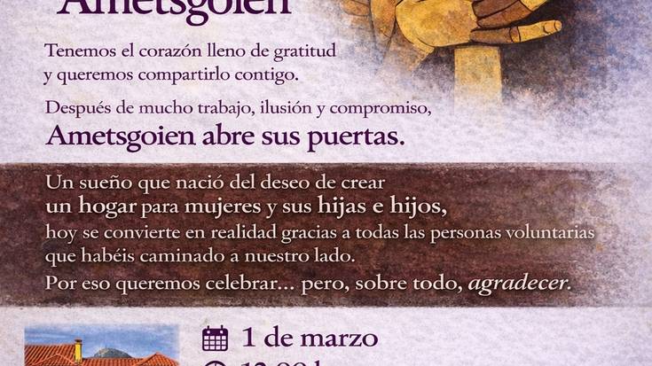 Ametsgoien egitasmoaren aurkezpena