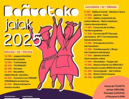 Bañuetako jaiak: Larunbata