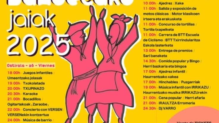 Bañuetako jaiak: Larunbata