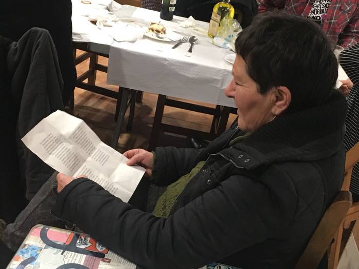 Laudioko bertso saioa argazkitan