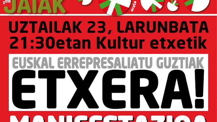 Euskal errepresaliatu guztiak etxera!!!