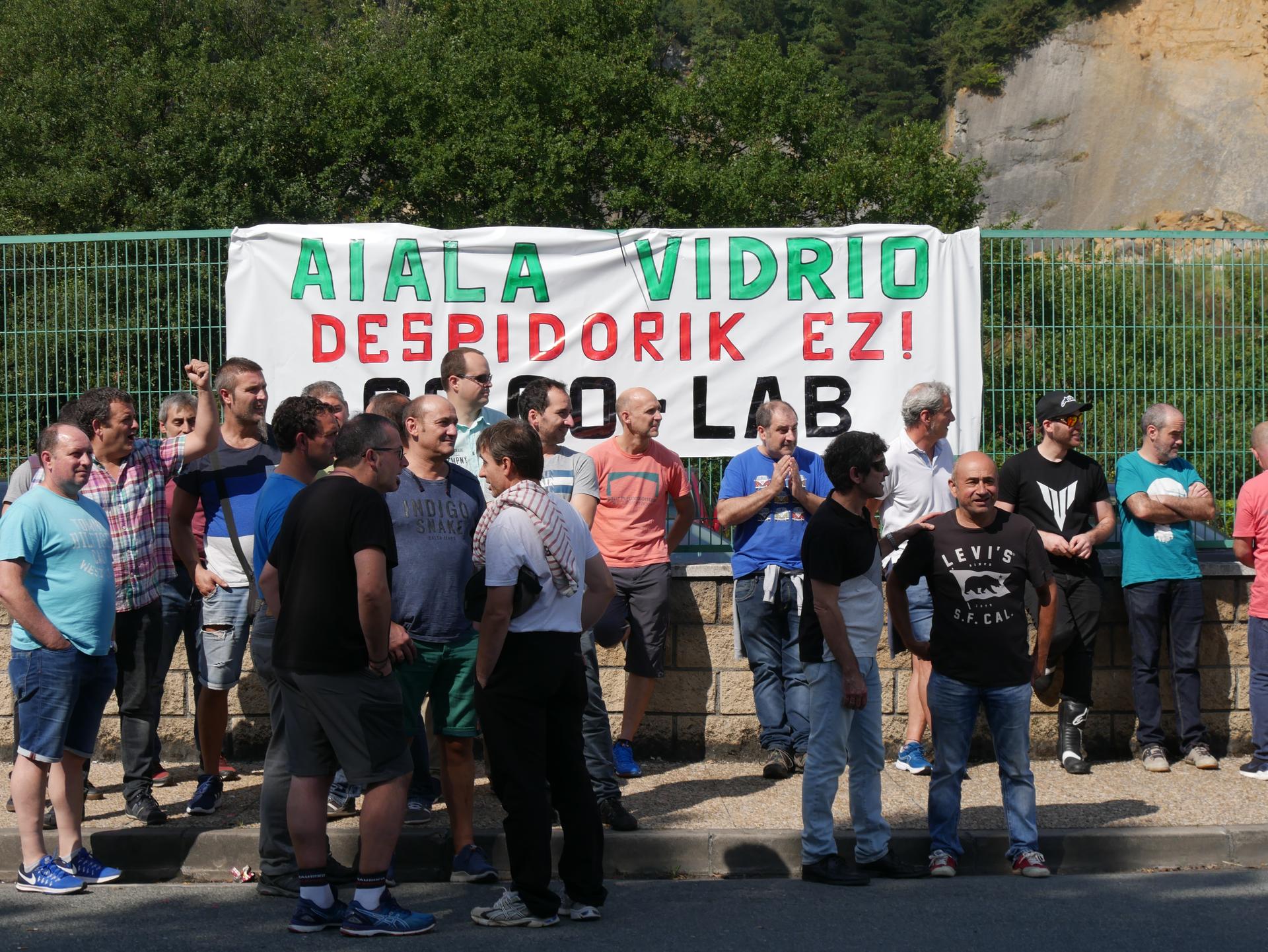 LAB sindikatuak salatu du Aiala Vidrion sinatutako lan hitzarmenak ez duela aurrerapausorik ekarriko langileentzat