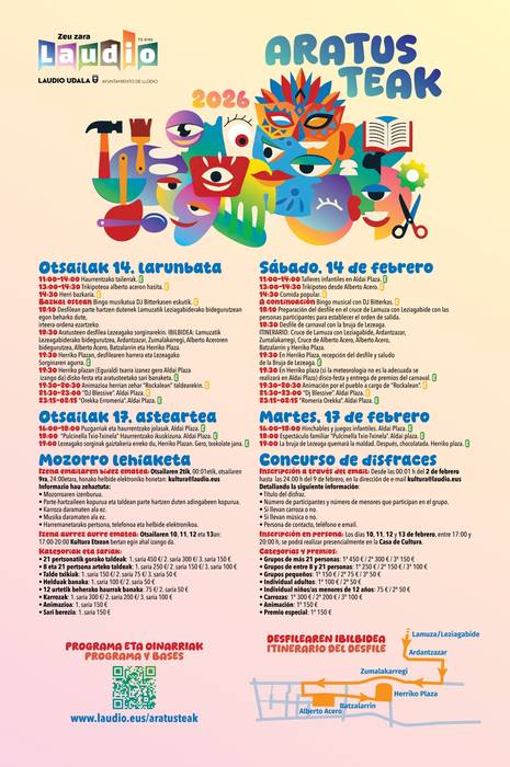 Laudio aratusteetan bete-betean murgiltzeko prestatzen hasi da