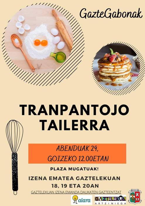 tranpantojo tailerra