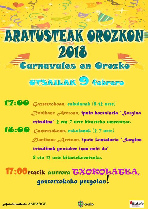 Aratusteak Orozko 2018
