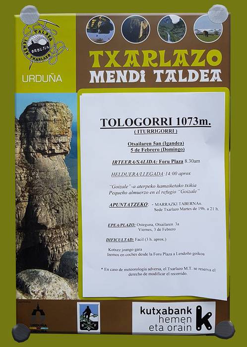 Iturrigorrira txangoa