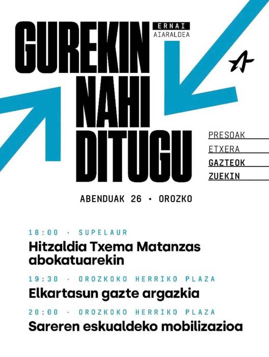 Presoen aldeko Ernairen ekimena