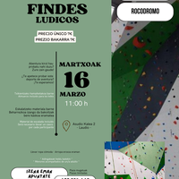 Asteburu ludikoak: Rokodromoa