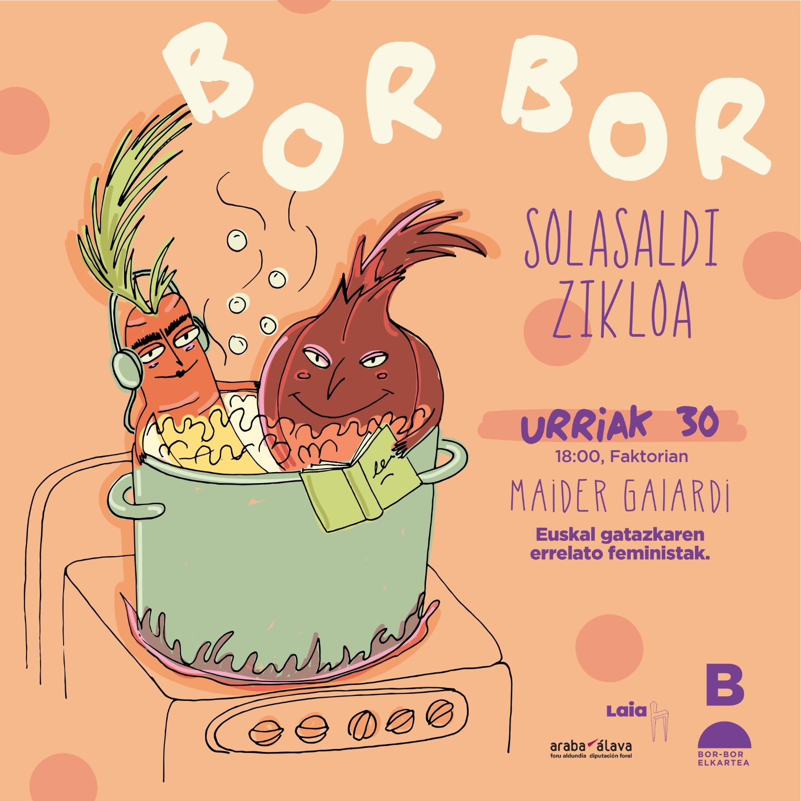 Bor-bor solasaldi zikloaren barruan zazpi hitzaldi feminista egingo ditu Bor-bor elkarteak udazkenean