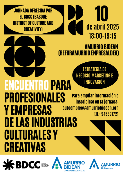 Kultur eta sormen industrietako profesional eta enpresentzako topaketa