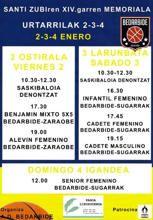 Saskibaloia denontzat