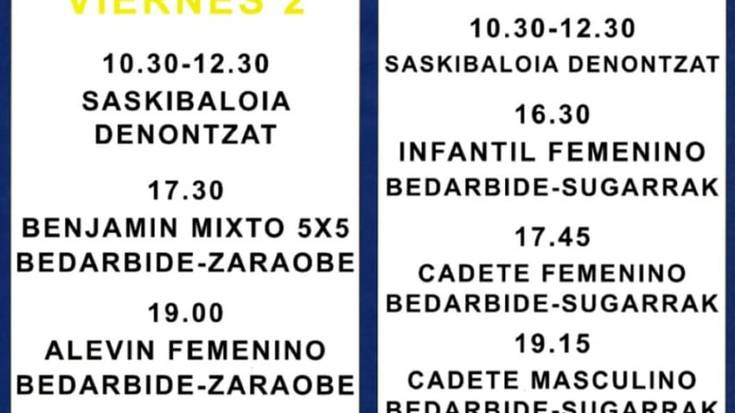 Saskibaloia denontzat