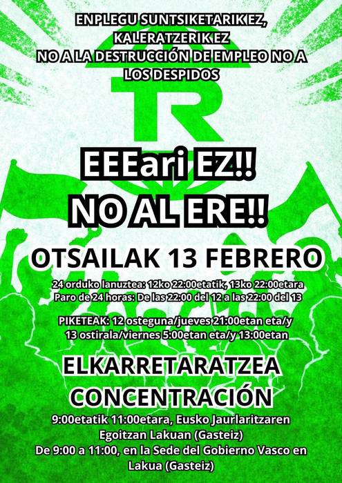 Tubos Reunidoseko piketeak