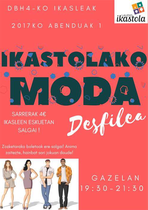 Ikastolako moda desfilea