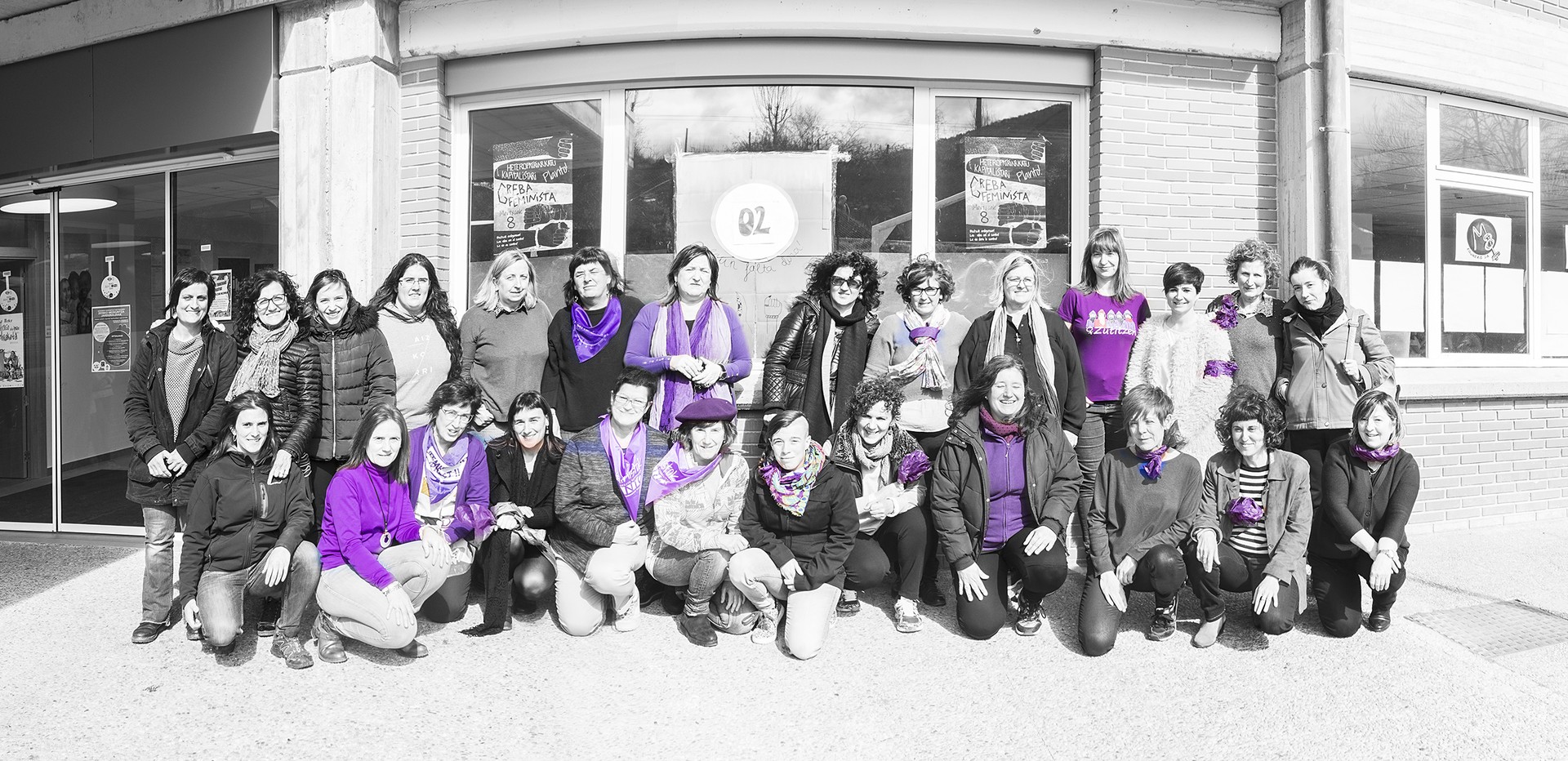 Greba feministara batu dira Aresketa Ikastolako emakume* langileak