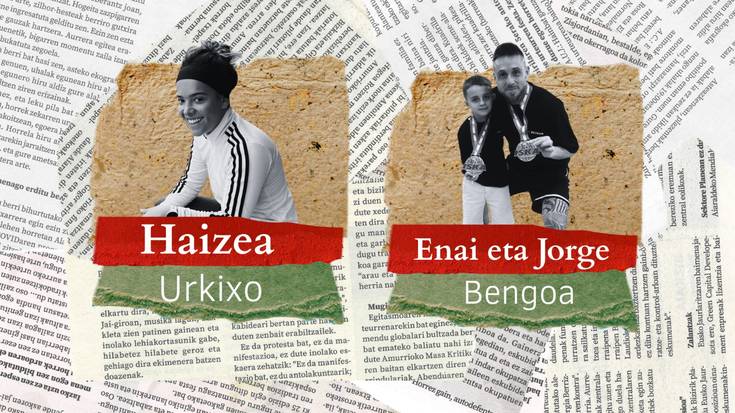 Haizea Urkixoren esperientzia 'March to Gaza' ekimenean eta Enai eta Jorge Bengoaren garaipenak, azalera