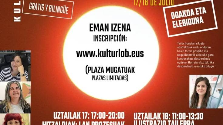Kulturlaben udako ikastaroa: lan prozesuei buruzko hitzaldia