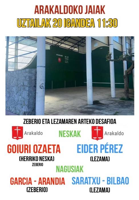 Zeberio eta Lezamaren arteko desafioa