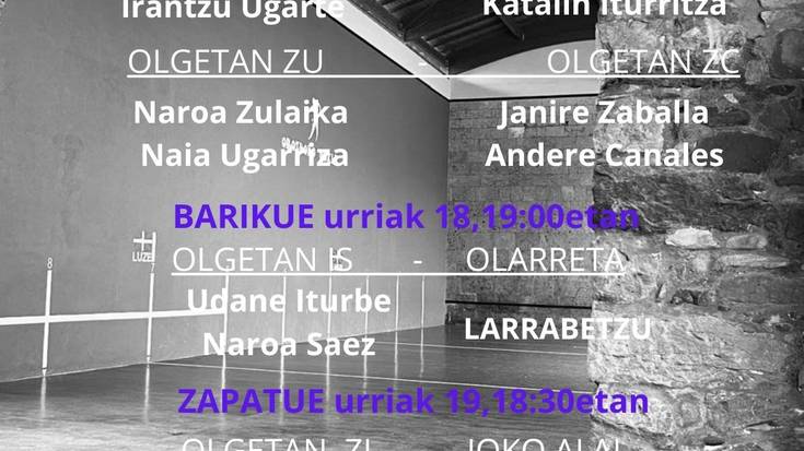 Bizkaiko jluben arteko txapelketa: gomaz binaka