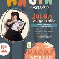 Nerabeentzako magia ikastaroa Julen Magoarekin