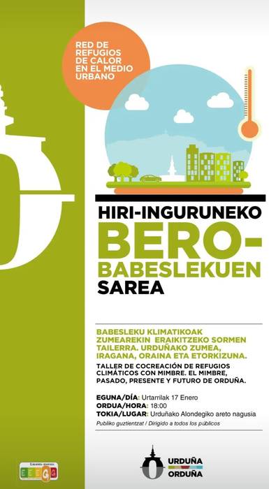 Hiri-inguruneko bero-babeslekuen sarea