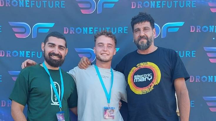 Hirugarren saria eskuratu du Ruben Ladron de Gebarak Drone Future nazioarteko kongresuan