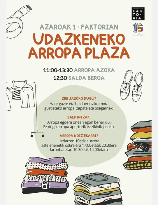 Udazkeneko Arropa Plaza