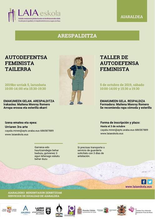 Autodefentsa feminista tailerra