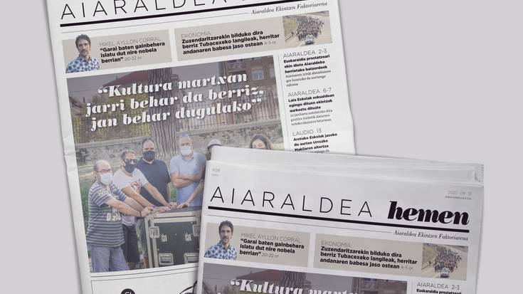 Ikuskizunetako teknikarien egoera, Aiaraldea Hemen hamabostekariaren azalean