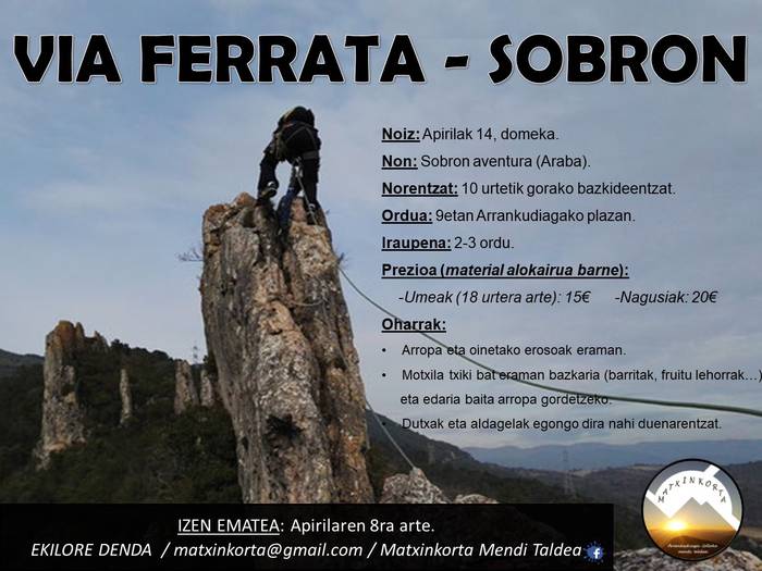 Via Ferrata Sobron