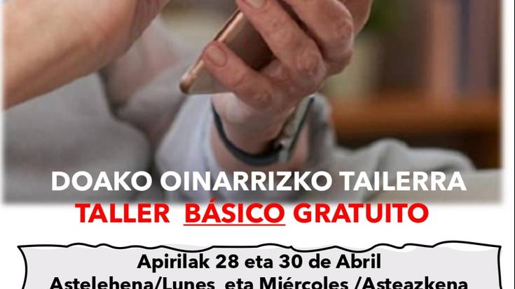 Mugikorra erabiltzen ikasteko doako tailerra